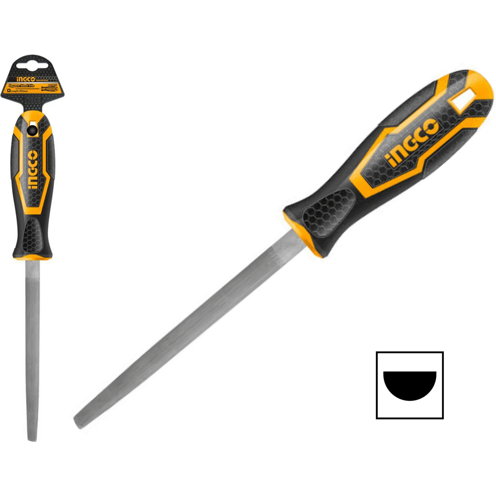 Ingco HSHF088 Half Round Steel File - KHM Megatools Corp. Ingco HSHF088 Half Round Steel File - KHM Megatools Corp.